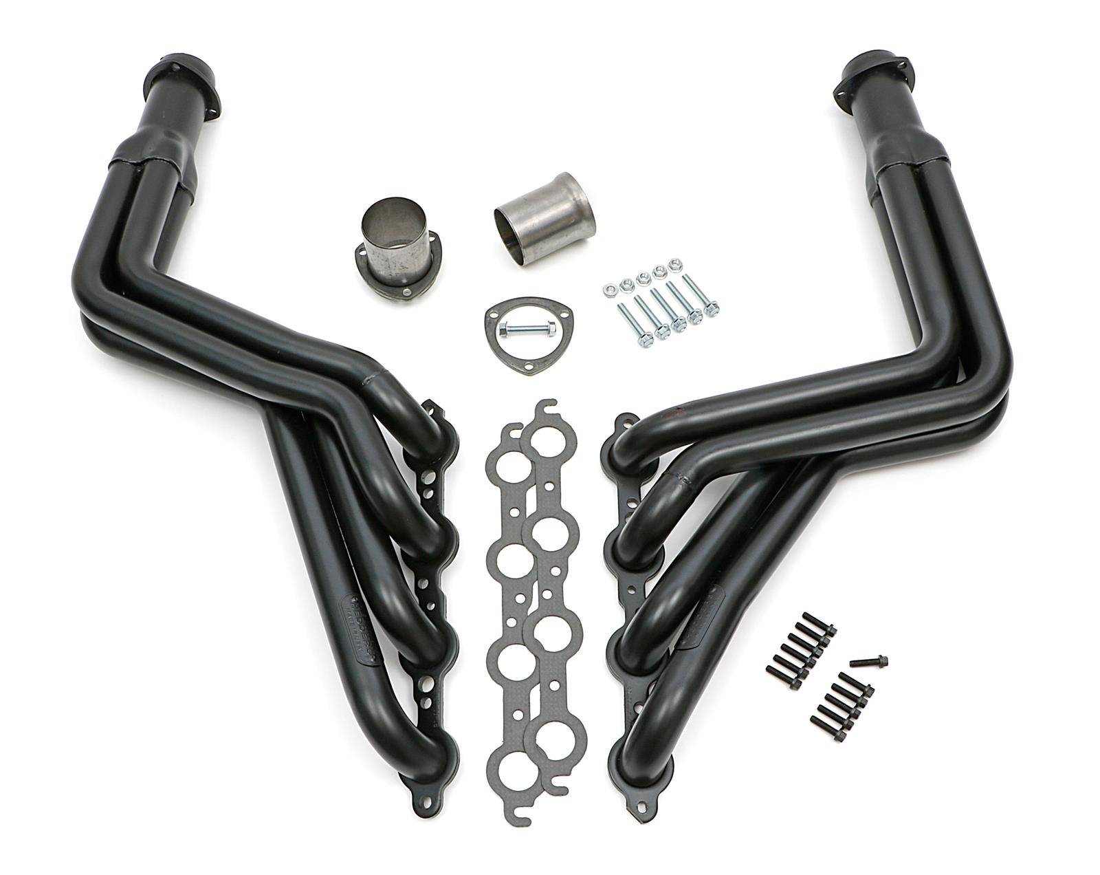 Hedman Hot Rodz Engine Swap Headers 68150 Headers, Swap, Long Tube, Steel, Temporary Paint, GM, A Body, Pair