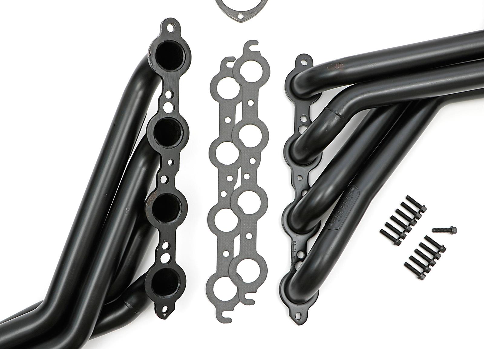 Hedman Hot Rodz Engine Swap Headers 68150 Headers, Swap, Long Tube, Steel, Temporary Paint, GM, A Body, Pair thumbnail 2