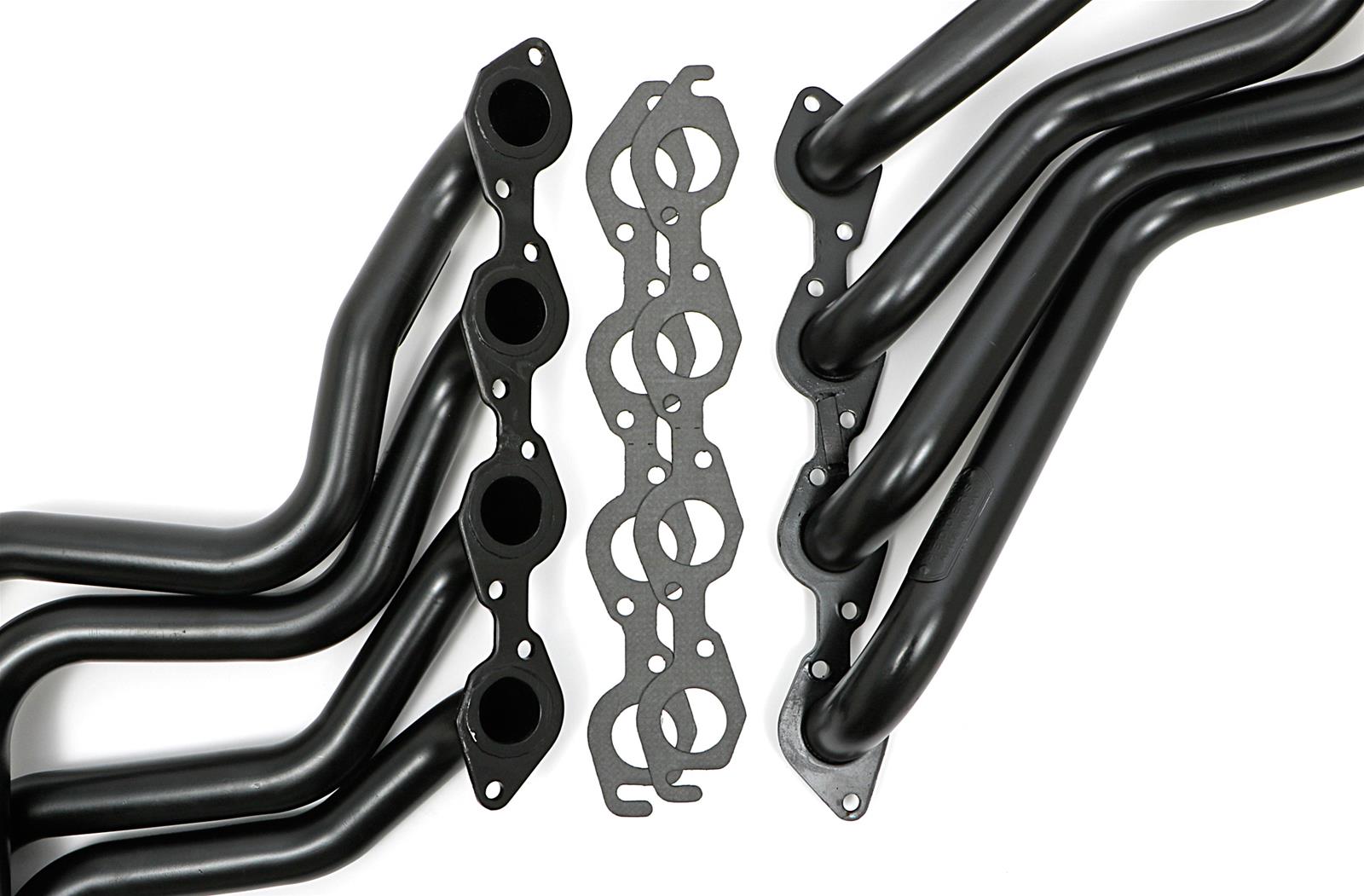 Hedman Street Headers 68197 Headers, Street, Long Tube, Steel, Temporary Paint, Chevy, Big Block, Pair thumbnail 2