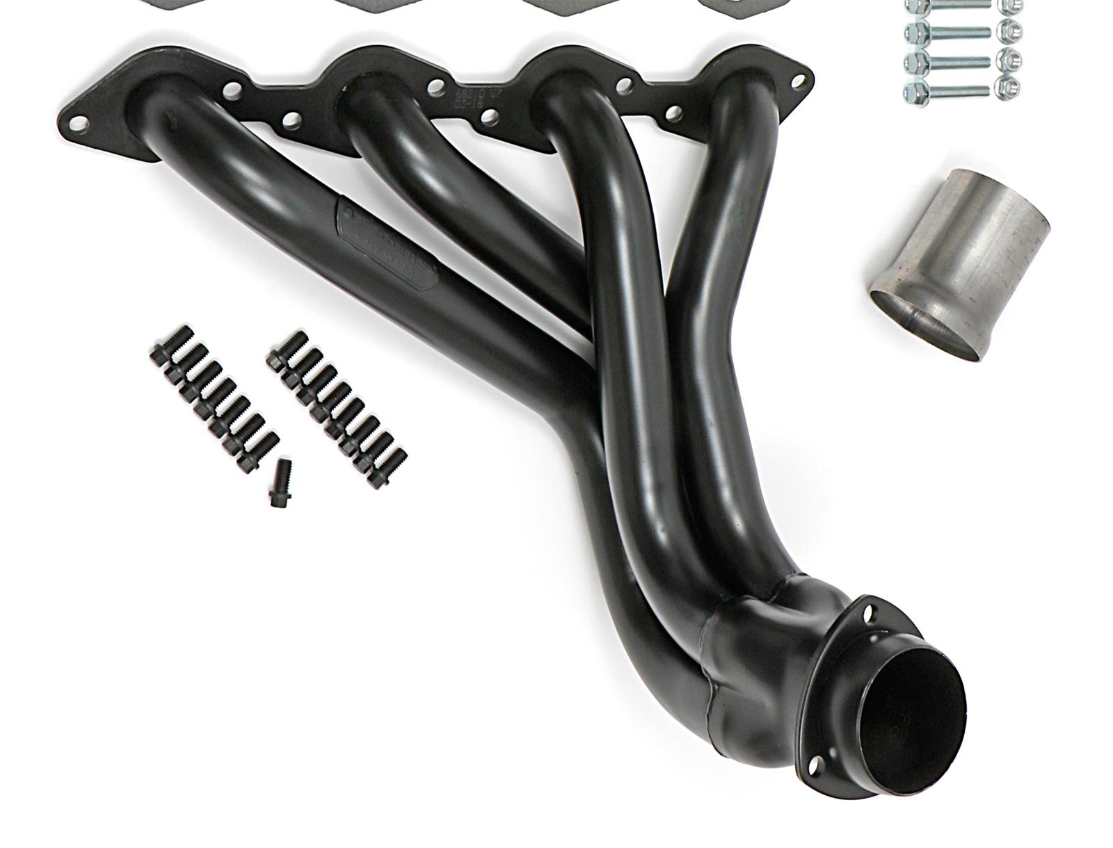 Hedman Street Headers for 1965-1974 CORVETTE - 68210 Headers, Street, Long Tube, Side Mount, Steel, Temporary Paint, Chevy, 396, 427, 454, Pair thumbnail 2