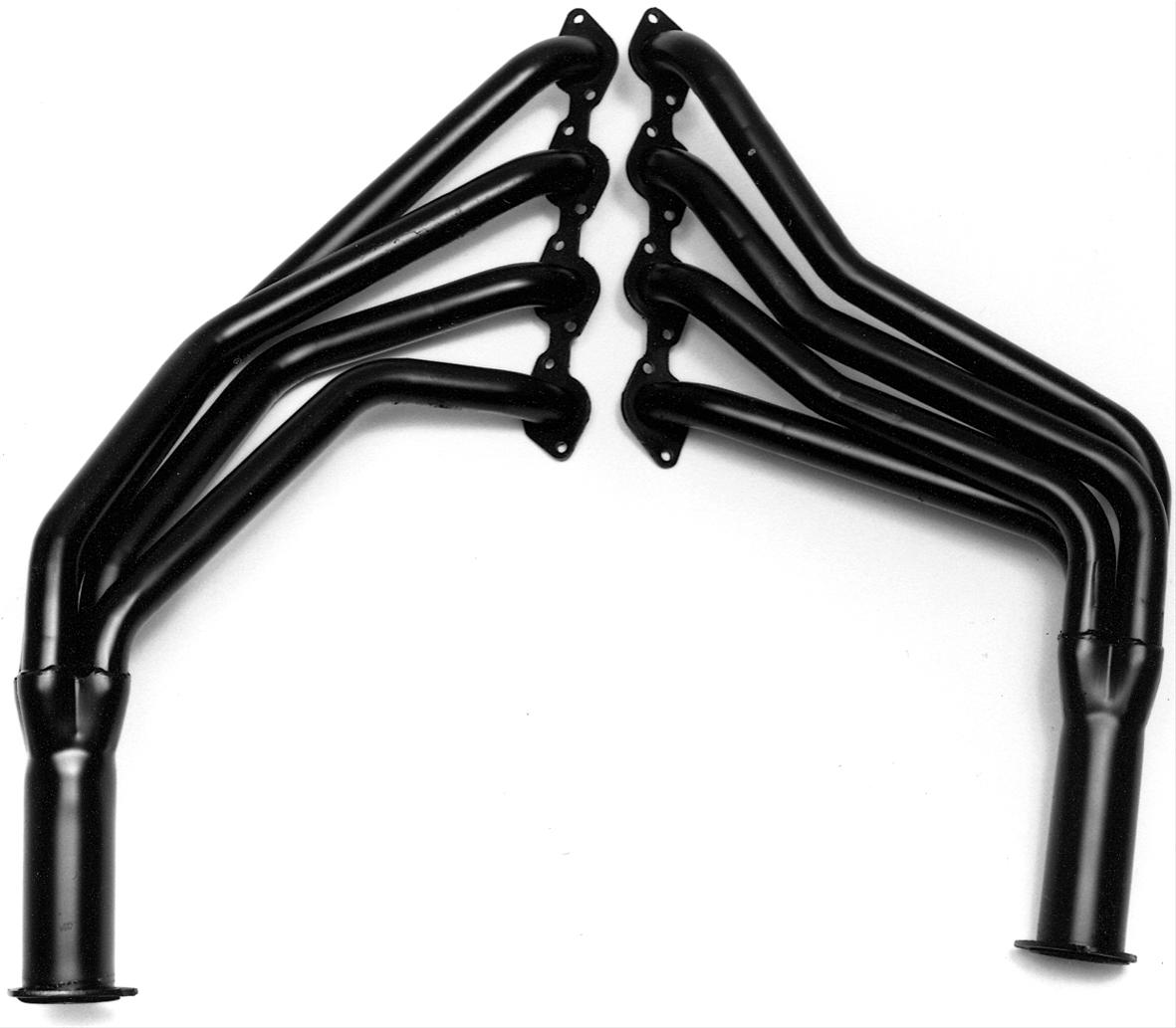 Hedman Specialty and Engine Swap Headers for 1955-1957 BEL AIR, ONE-FIFTY SERIES, TWO-TEN SERIES - 68250 Headers, Swap, Long Tube, Steel, Temporary Paint, Chevy, Big Block, Pair thumbnail 2
