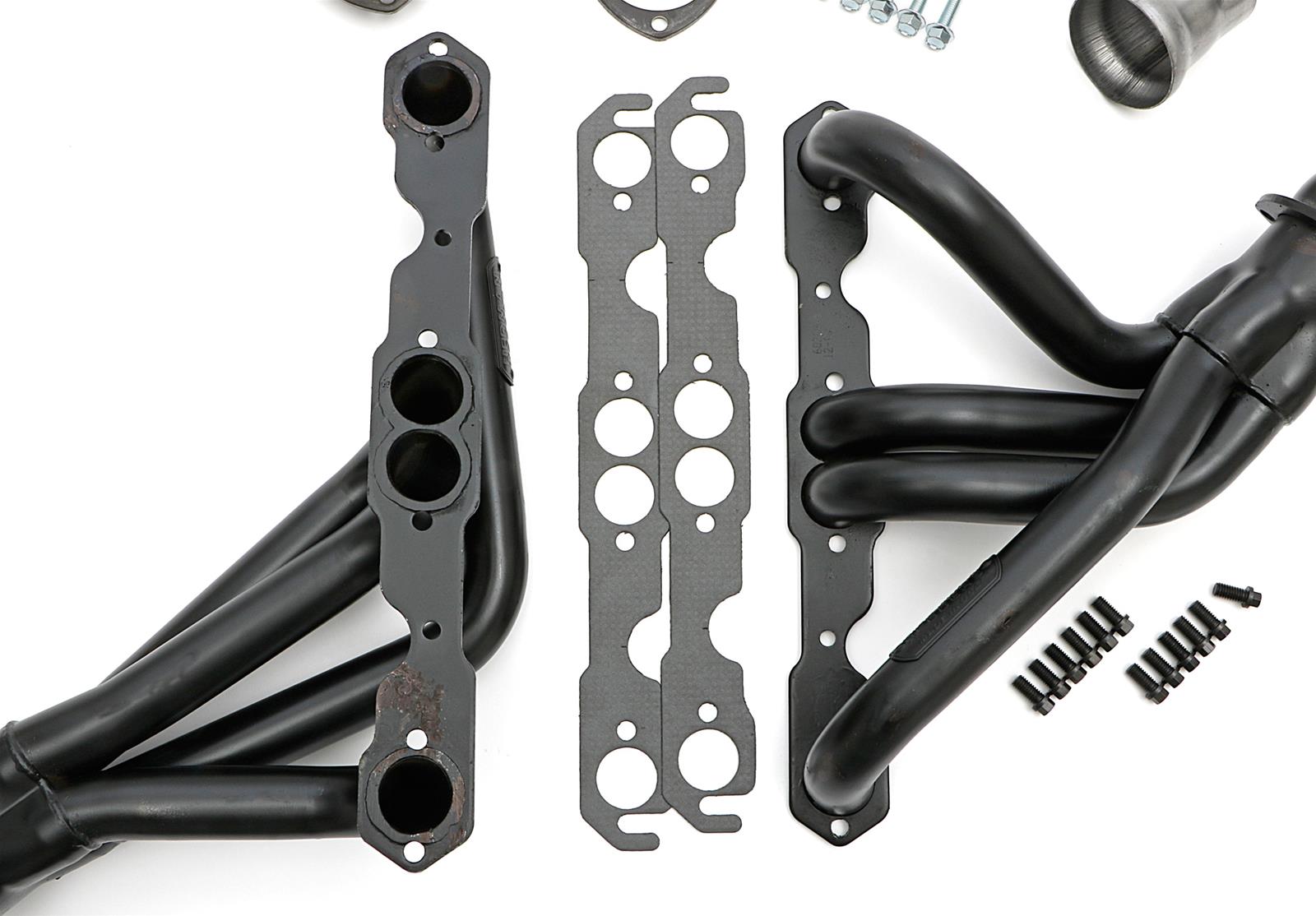 Hedman Street Headers 68260 Headers, Street, Mid-Length, Steel, Temporary Paint, Chevy, 265, 283, Pair thumbnail 3