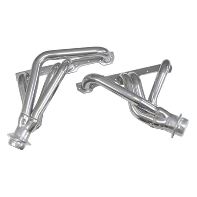 Hedman Street Headers 68266 Headers, Street, Mid-Length, Steel, Silver Ceramic Coated, Chevy, 265, 283, Pair thumbnail 3
