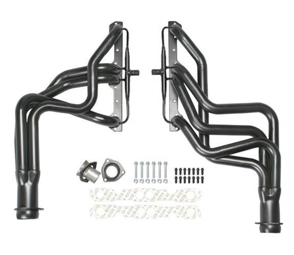 Hedman Street Headers 68291 Headers, Street, Long Tube, Steel, Temporary Paint, Chevy, Small Block, Pair thumbnail 4