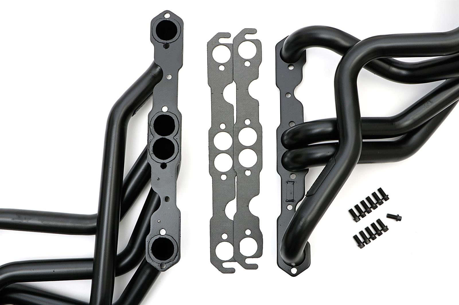 Hedman Street Headers 68297 Headers, Street, Long Tube, Steel, Temporary Paint, Chevy, Small Block, Pair thumbnail 7