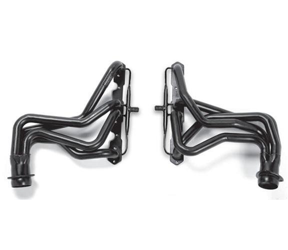 Hedman Street Headers 68311 Headers, Street, Long Tube, Steel, Temporary Paint, Buick, Chevy, Oldsmobile, Pontiac, Small Block, Pair thumbnail 4