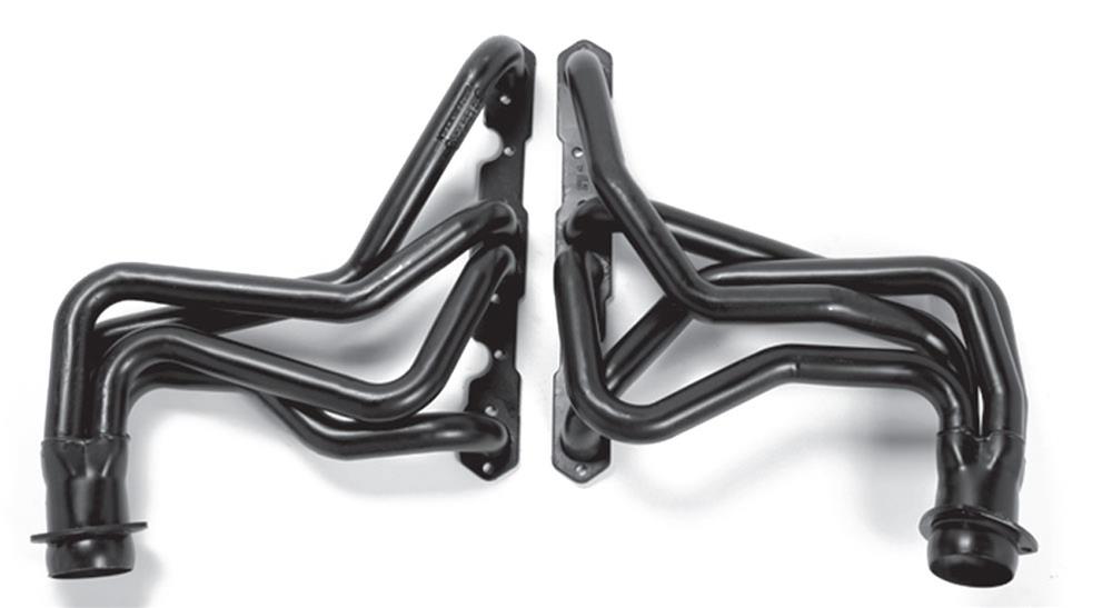 Hedman Street Headers 68317 Headers, Street, Long Tube, Steel, Temporary Paint, Buick, Chevy, Oldsmobile, Pontiac, Small Block, Pair thumbnail 3