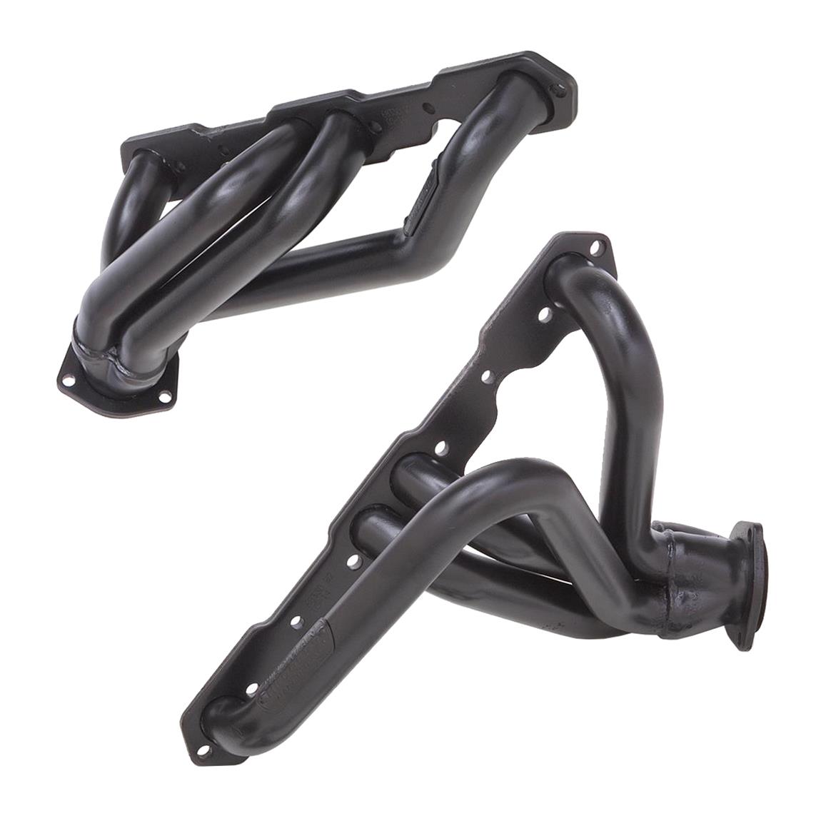 Hedman Hot Rodz Engine Swap Headers 68330 Headers, Swap, Mid-Length, Steel, Temporary Paint, Chevy, Oldsmobile, Pontiac, Pair thumbnail 4