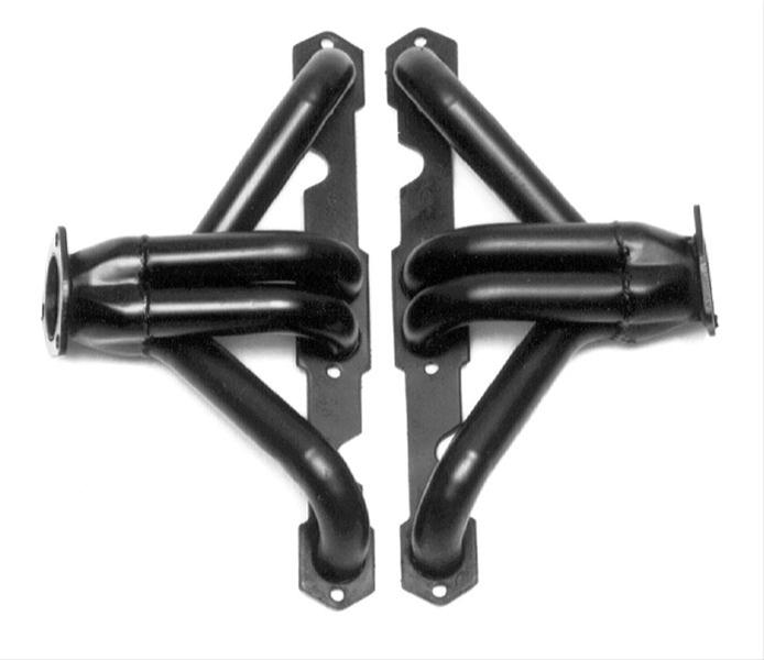 Hedman Traditional Block Hugger Headers for 1967-1982 LAND CRUISER, 1923-1954 STREET ROD - 68363 Headers, Traditional, Hugger, Steel, Black Ceramic Coated, Chevy, Toyota, Pair thumbnail 3
