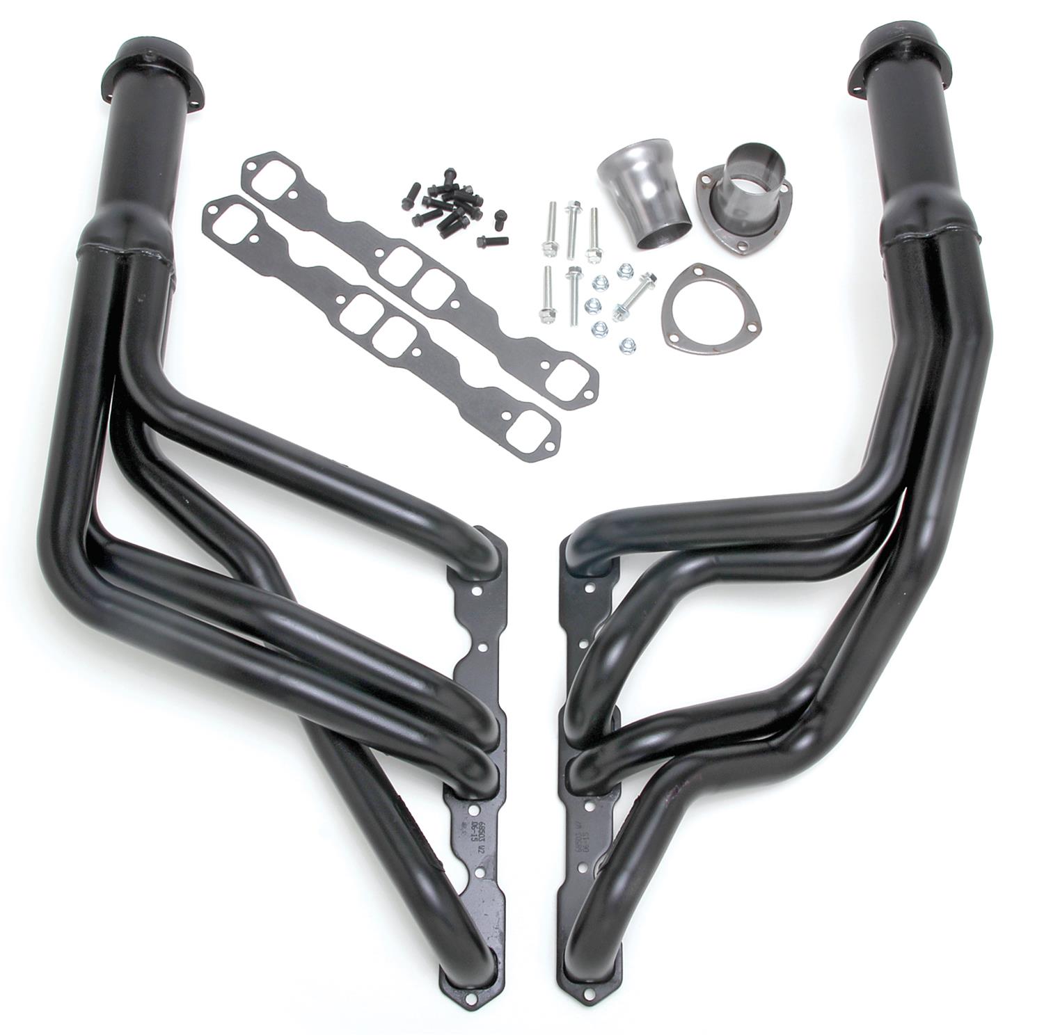 Hedman Street Headers 68503 Headers, Street, Long Tube, Steel, Temporary Paint, Chevy, Small Block, Pair thumbnail 2