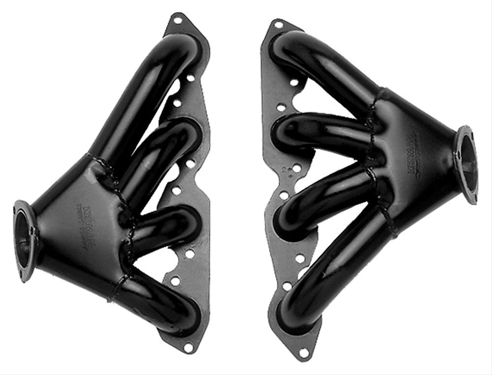 Hedman Tight Tubes Street Rod Headers 68513 Headers, Rod, Block Hugger, Steel, Black Ceramic Coated, Chevy, Pair thumbnail 3