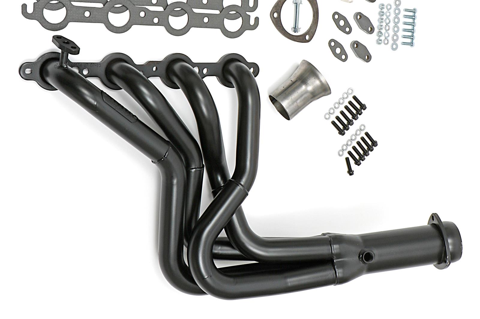 Hedman Street Headers 68534 Headers, Street, Long Tube Stepped, Steel, Temporary Paint, Chevy, Pontiac, 5.7L LS, Pair thumbnail 2