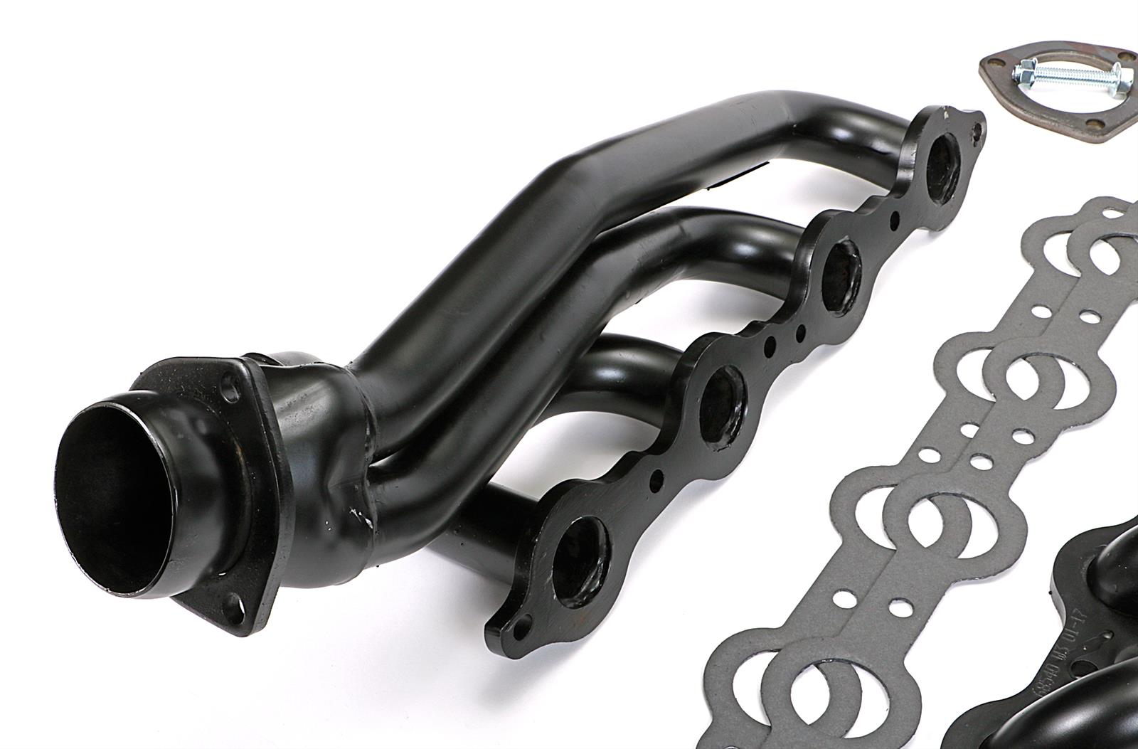 Hedman Specialty and Engine Swap Headers 68540 Headers, Swap, Mid-Length, Steel, Temporary Paint, Chevy, GMC, Small Block LS, Pair thumbnail 6