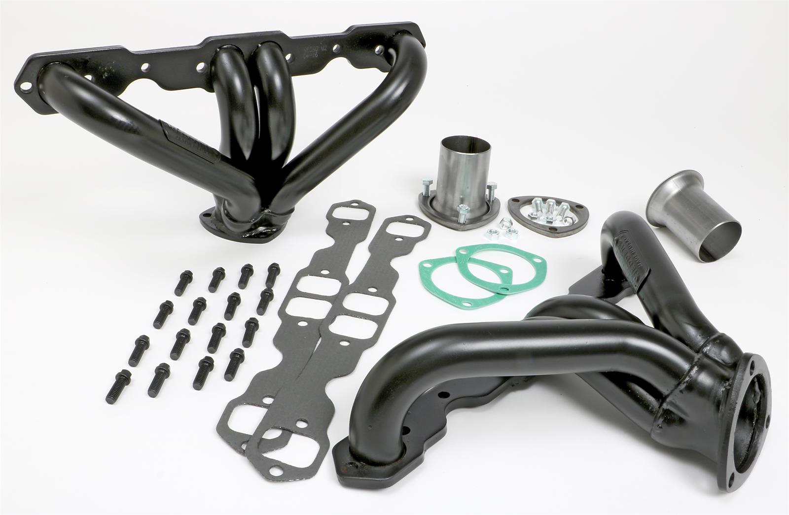 Hedman Traditional Block Hugger Headers 68560 Headers, Traditional, Hugger, Steel, Temporary Paint, Chevy, Small Block, Pair thumbnail 5