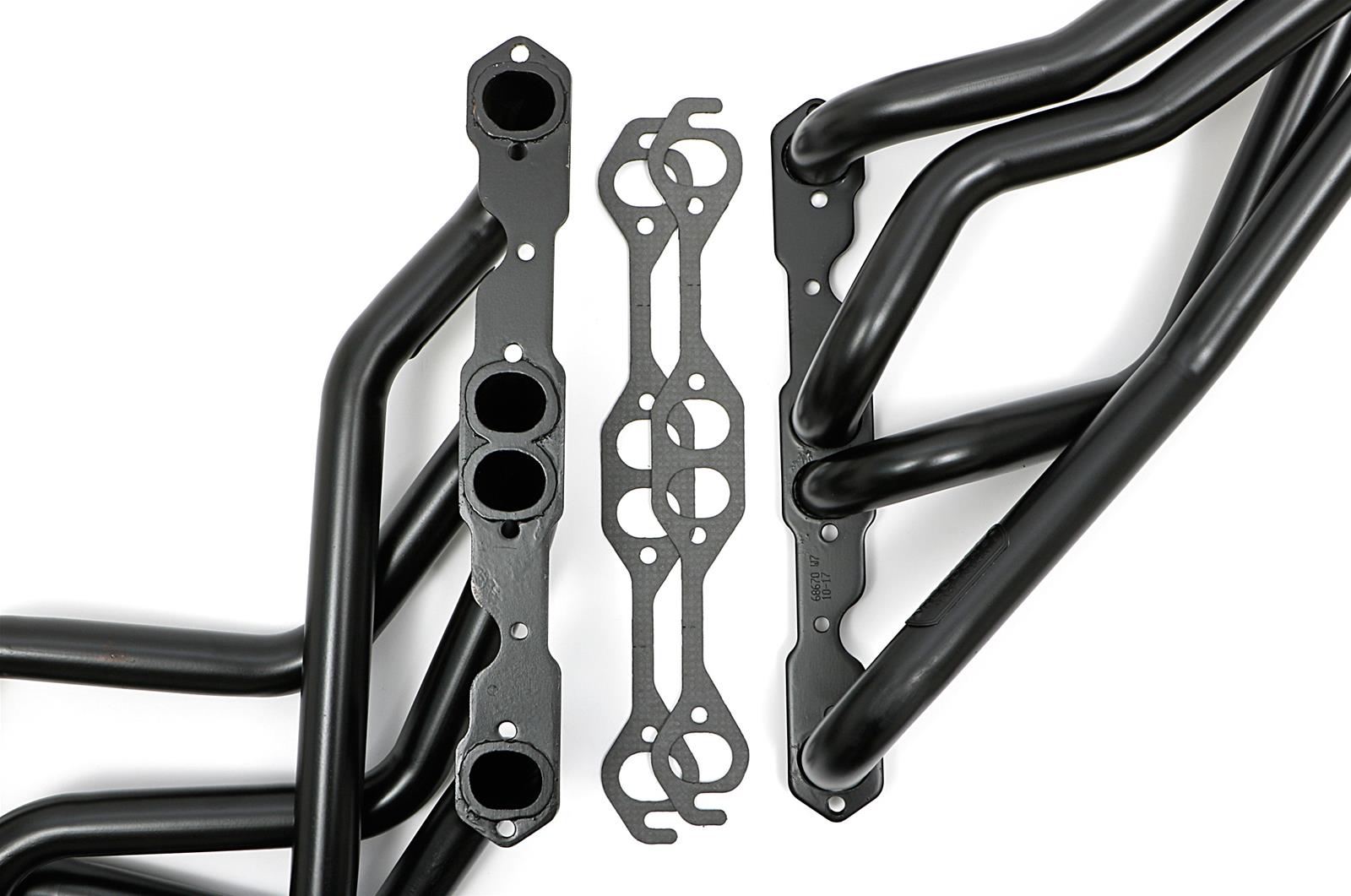 Hedman Street Headers 68670 Headers, Street, Long Tube, Steel, Temporary Paint, Chevy, Small Block, Pair thumbnail 2