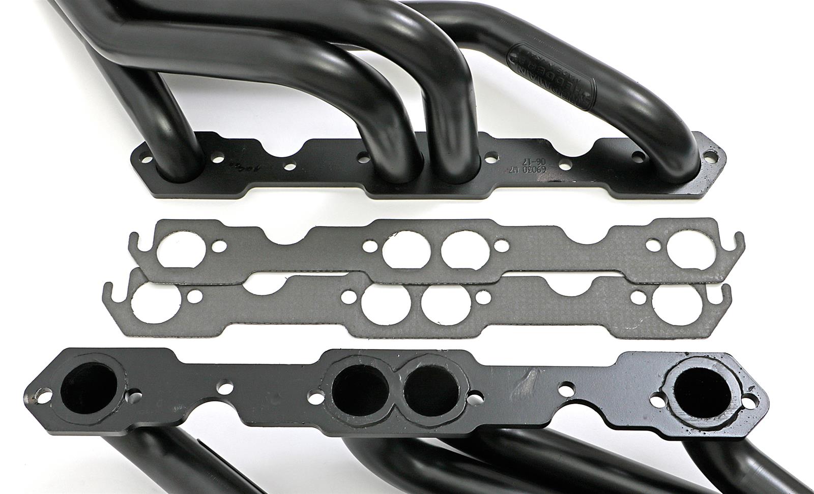Hedman Specialty and Engine Swap Headers 69030 Headers, Swap, Long Tube, Steel, Temporary Paint, Chevy, GMC, Small Block, Pair thumbnail 2