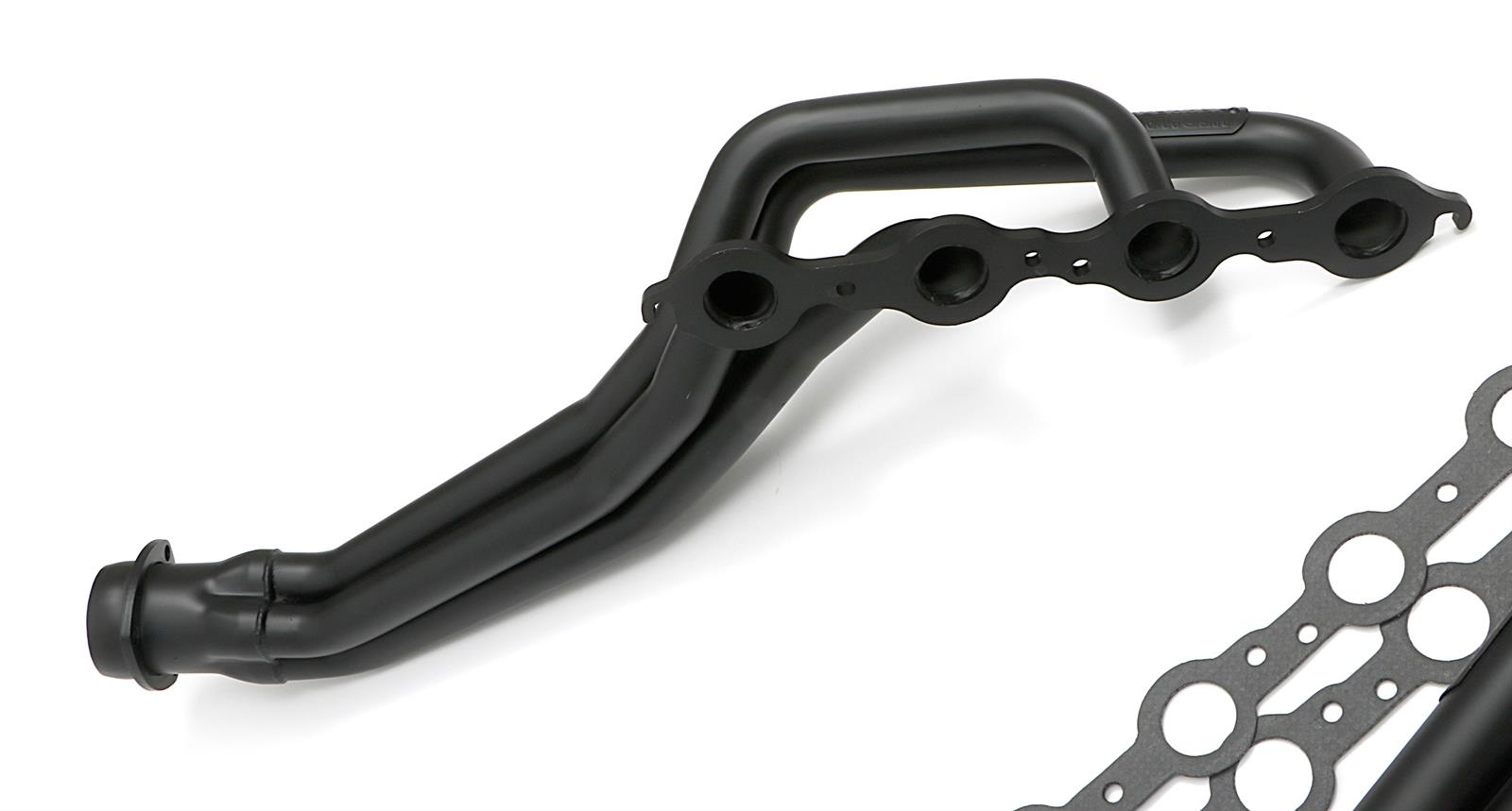 Hedman LS Engine Swap Black Maxx Headers 69053 Headers, Swap, Full-Length, Steel, Ceramic Coated, Chevrolet, GMC, Pair thumbnail 4