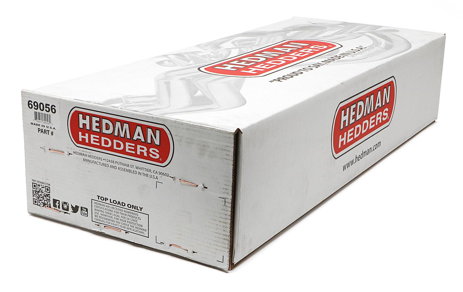 Hedman Street Headers 69056 Headers, LS Swap, Full-Length, Steel, Silver Ceramic Coated, Chevrolet, GMC, Pair thumbnail 4