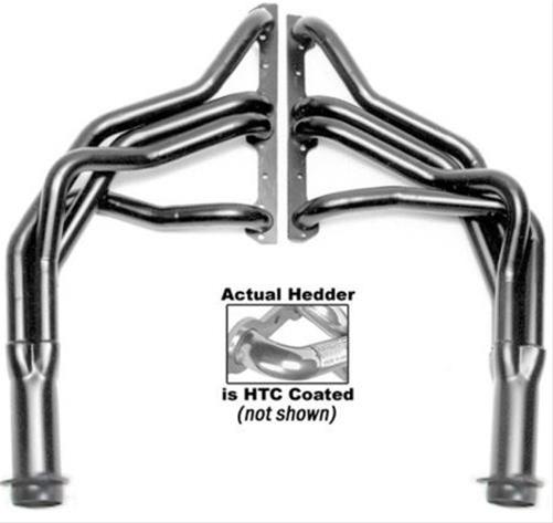 Hedman Street Headers 69066 Headers, Street, Long Tube, Steel, Silver Ceramic Coated, Chevy, Small Block, Pair thumbnail 3