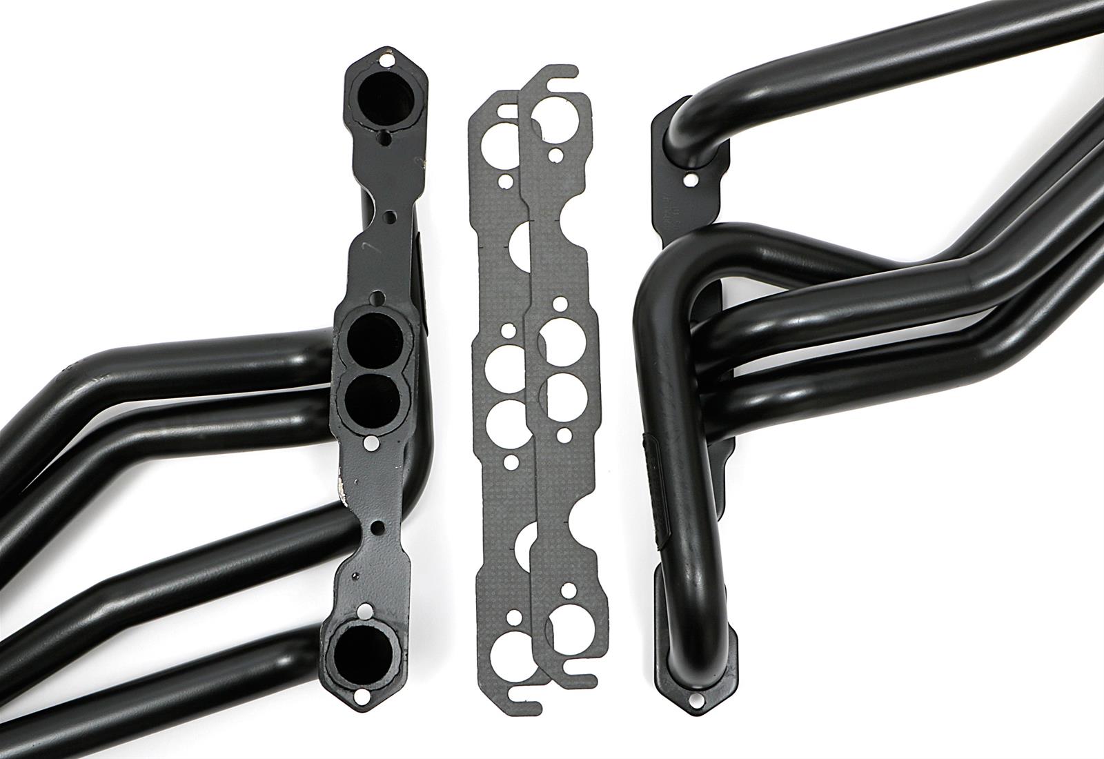 Hedman Street Headers 69090 Headers, Street, Long Tube, Steel, Temporary Paint, Chevy, GMC, Small Block, Pair thumbnail 3