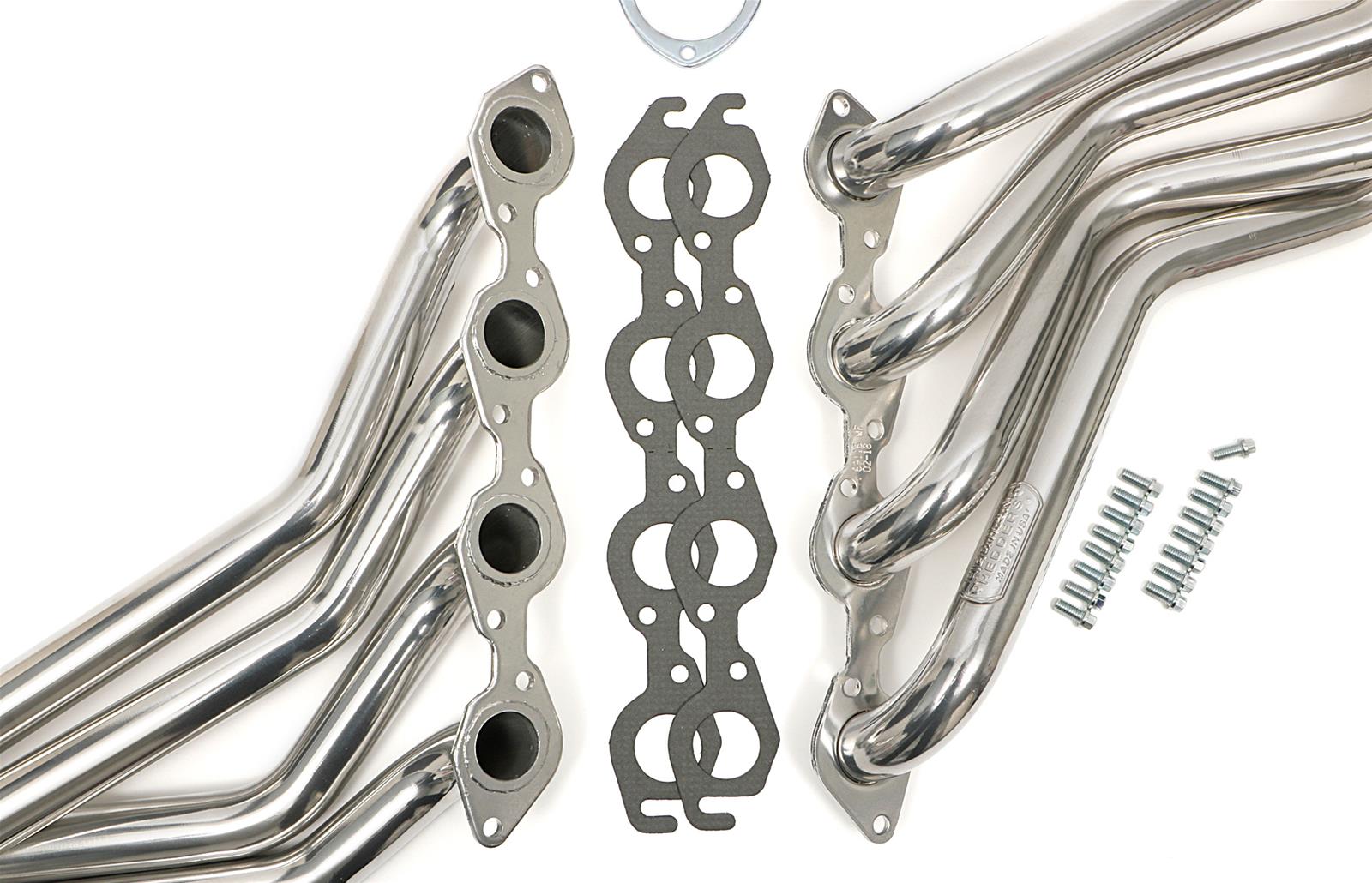 Hedman Street Headers 69116 Headers, Street, Long Tube, Steel, Silver Ceramic Coated, Chevy, GMC, Big Block, Pair thumbnail 4