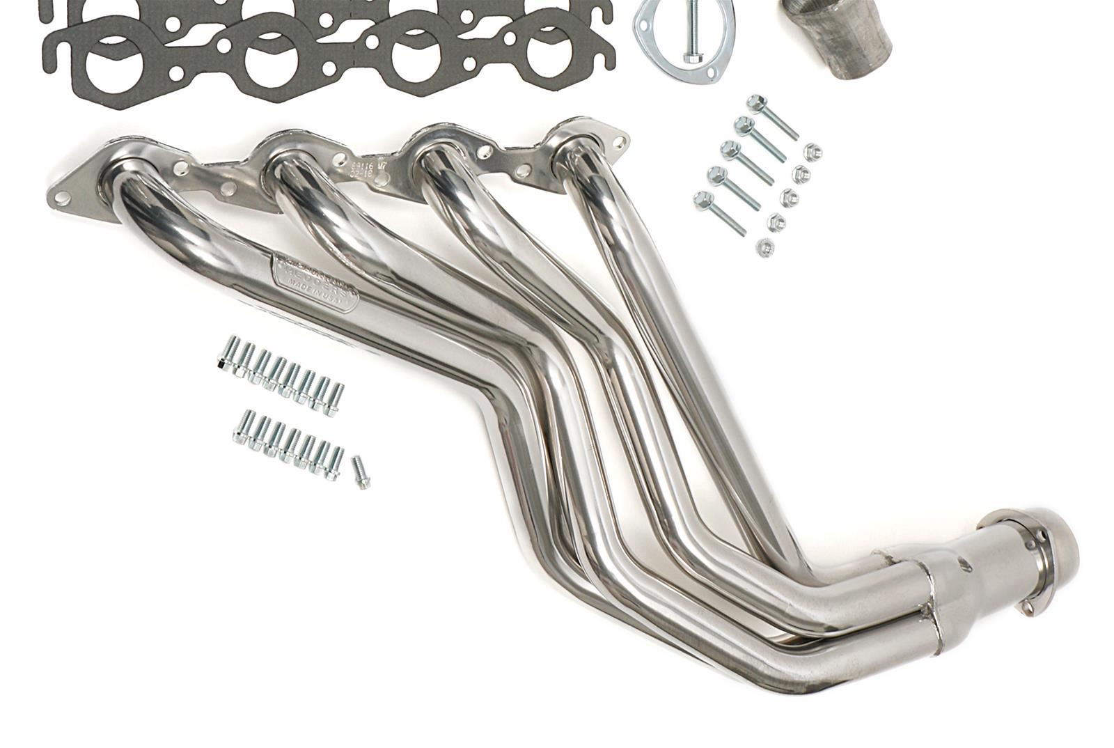 Hedman Street Headers 69116 Headers, Street, Long Tube, Steel, Silver Ceramic Coated, Chevy, GMC, Big Block, Pair thumbnail 2
