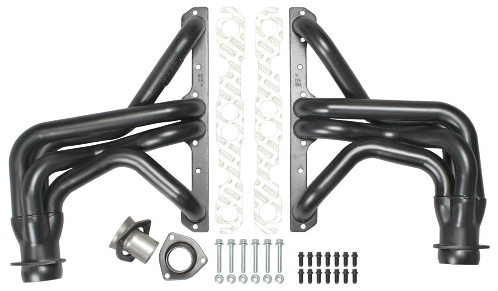 Hedman Street Headers 69237 Headers, Street, Long Tube, Steel, Temporary Paint, Chevy, GMC, Small Block, Pair thumbnail 3