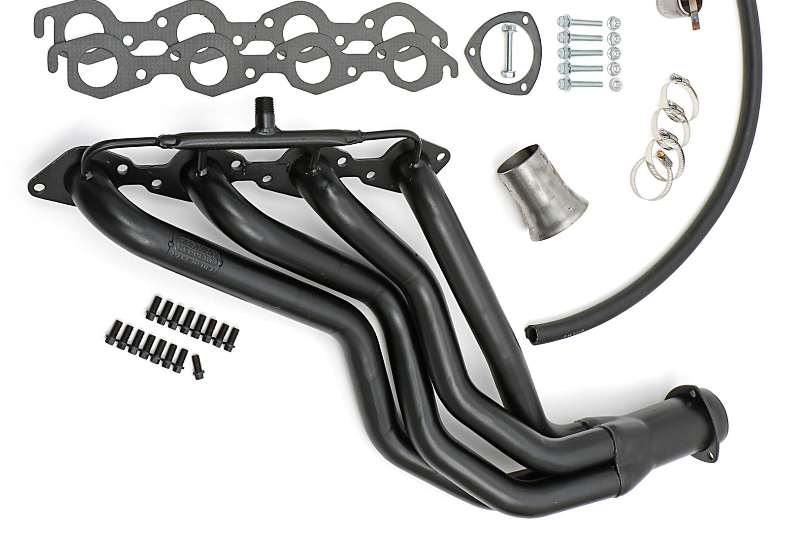Hedman Street Headers 69281 Headers, Street, Long Tube, Steel, Temporary Paint, Chevy, GMC, 454, Pair thumbnail 4