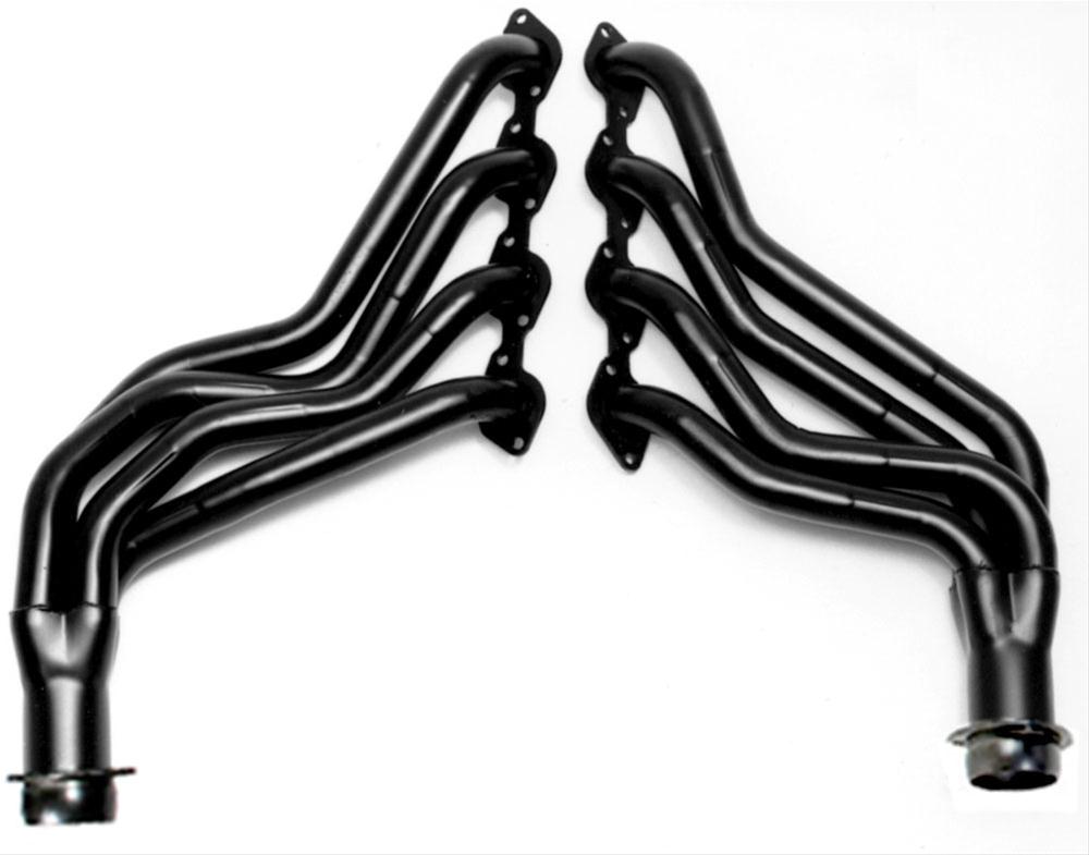 Hedman Street Headers 69283 Headers, Street, Long Tube, Steel, Black Ceramic Coated, Chevy, GMC, Pair thumbnail 3