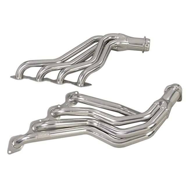 Hedman Street Headers 69286 Headers, Street, Long Tube, Steel, Silver Ceramic Coated, Chevy, GMC, 454, Pair thumbnail 3