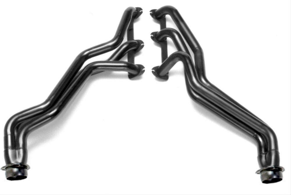 Hedman Street Headers 69373 Headers, Street, Long Tube, Steel, Black Ceramic Coated, Chevy, GMC, Pair thumbnail 4