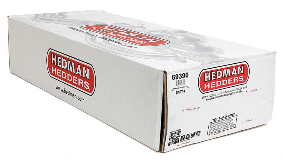 Hedman Street Headers 69390 Headers, Street, Long Tube, Steel, Temporary Paint, Chevy, GMC, 454, Pair thumbnail 8