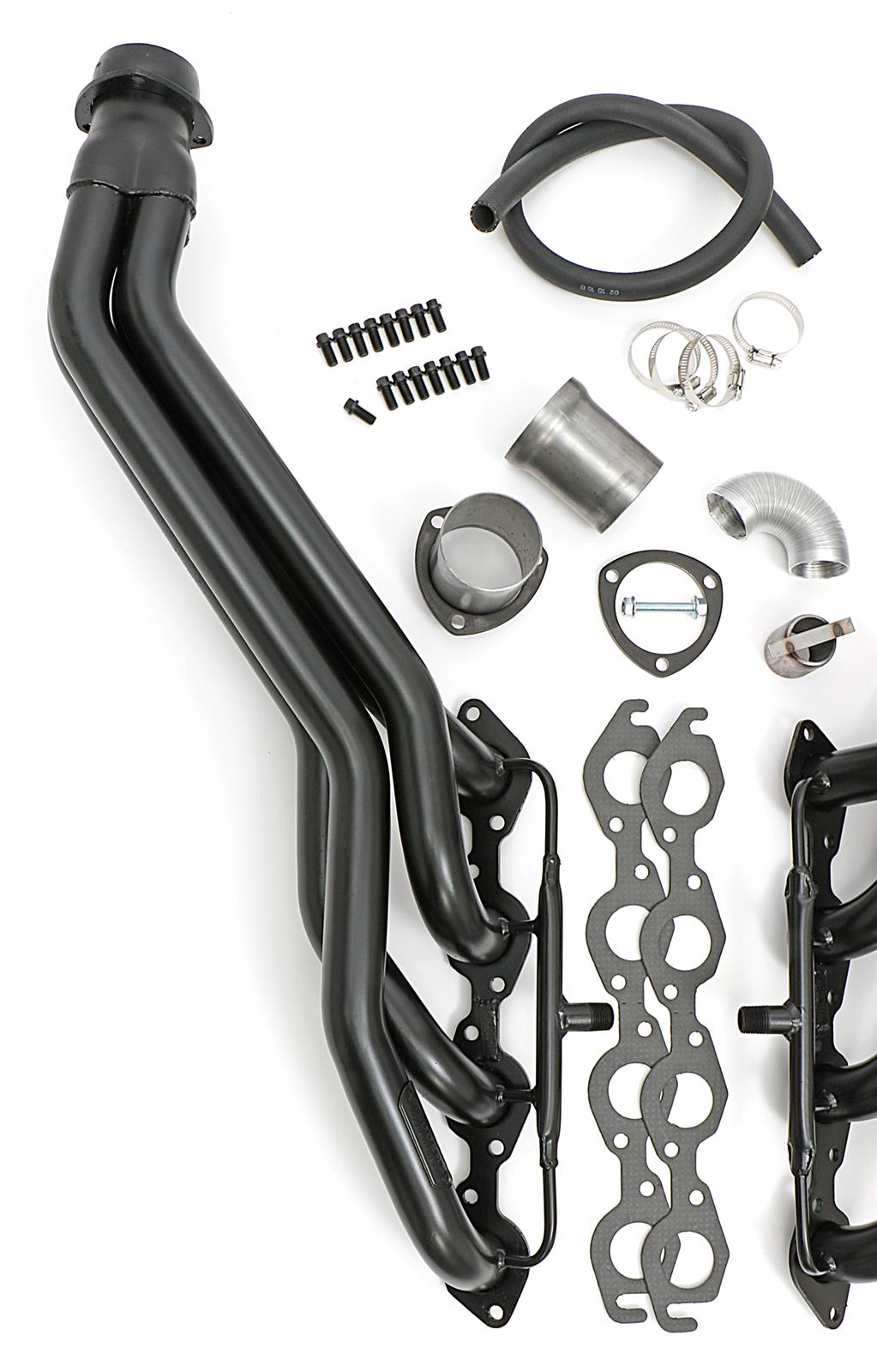 Hedman Street Headers 69391 Headers, Street, Long Tube, Steel, Temporary Paint, Chevy, GMC, 454, Pair thumbnail 6