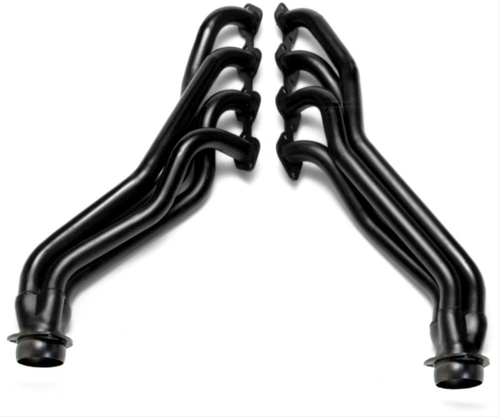 Hedman Street Headers 69393 Headers, Street, Long Tube, Steel, Black Ceramic Coated, Chevy, GMC, Pair thumbnail 3