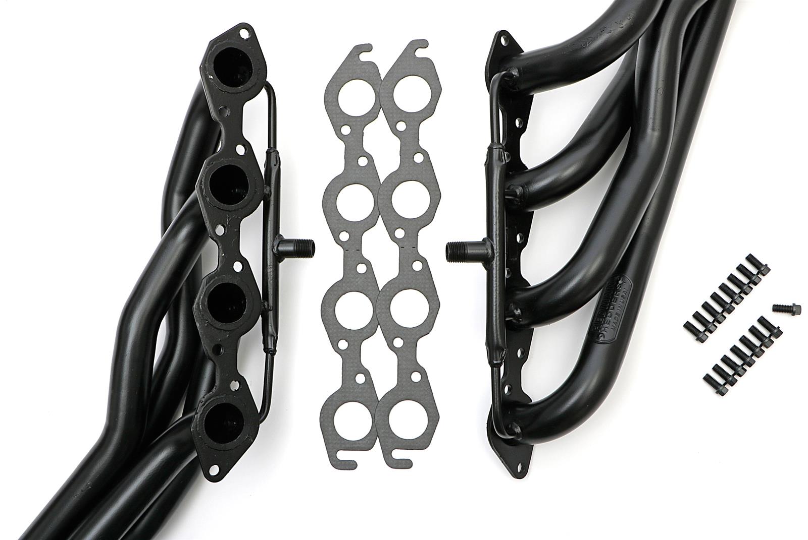 Hedman Street Headers 69451 Headers, Street, Long Tube, Steel, Temporary Paint, Chevy, GMC, 7.4L, Pair thumbnail 4