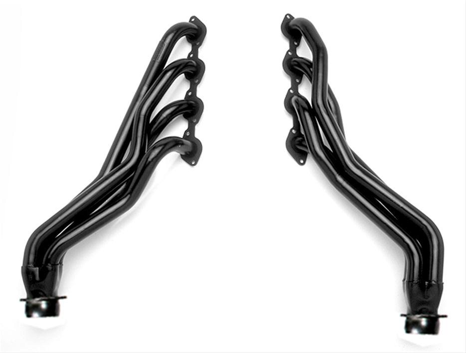 Hedman Street Headers 69453 Headers, Street, Long Tube, Steel, Black Ceramic Coated, Chevy, GMC, Pair thumbnail 3