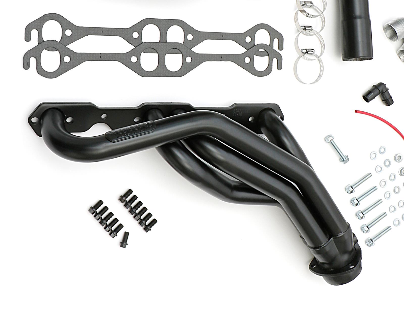Hedman Street Headers 69470 Headers, Street, Mid-Length, Steel, Temporary Paint, Chevy, GMC, 5.0L, 5.7L, Kit thumbnail 2