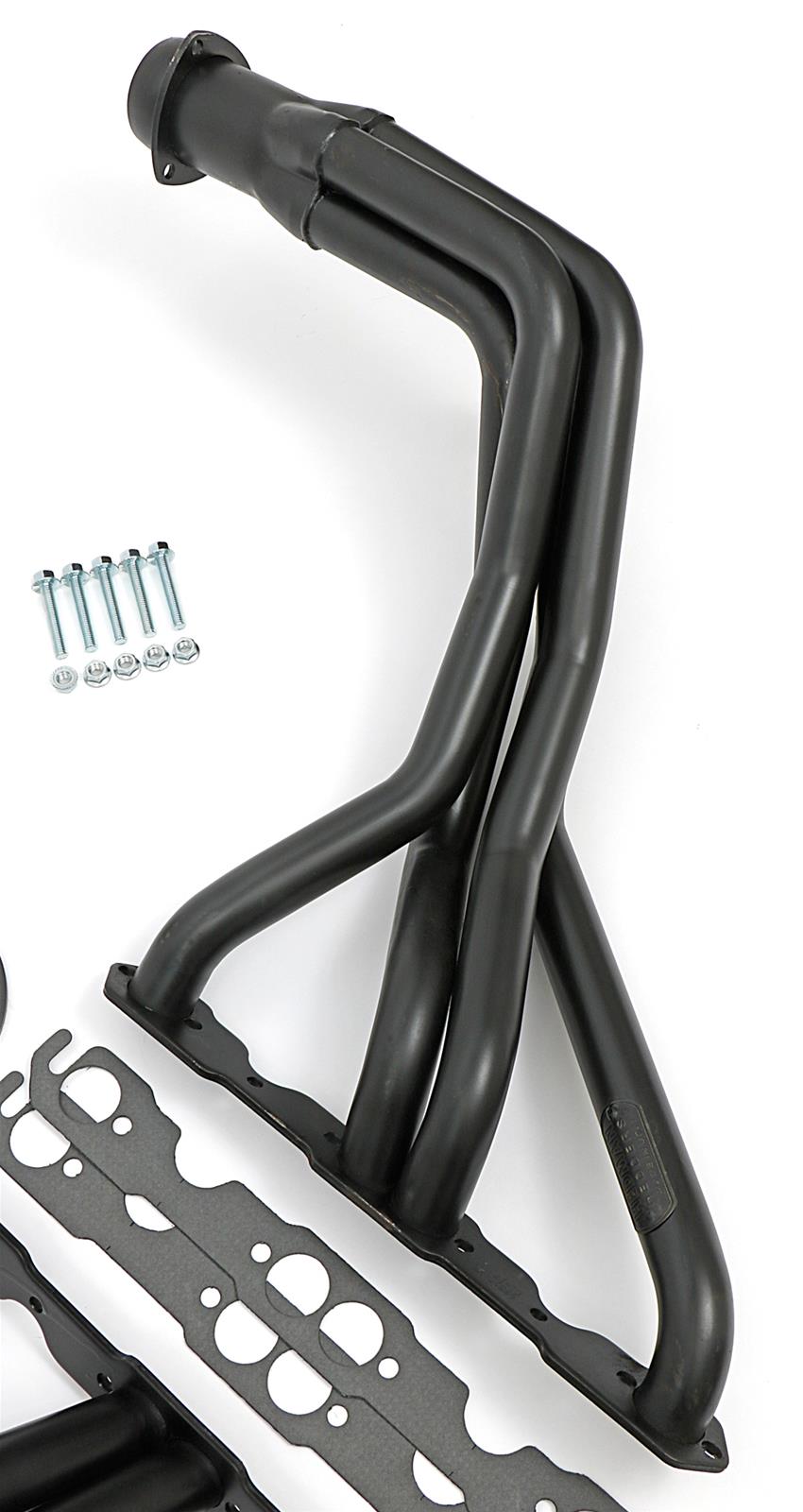 Hedman Specialty and Engine Swap Headers for 1976-1983 CJ5, 1976-1986 CJ7 - 69510 Headers, Swap, Fenderwell Exit, Steel, Temporary Paint, Jeep, Chevy Small Block, Pair thumbnail 8
