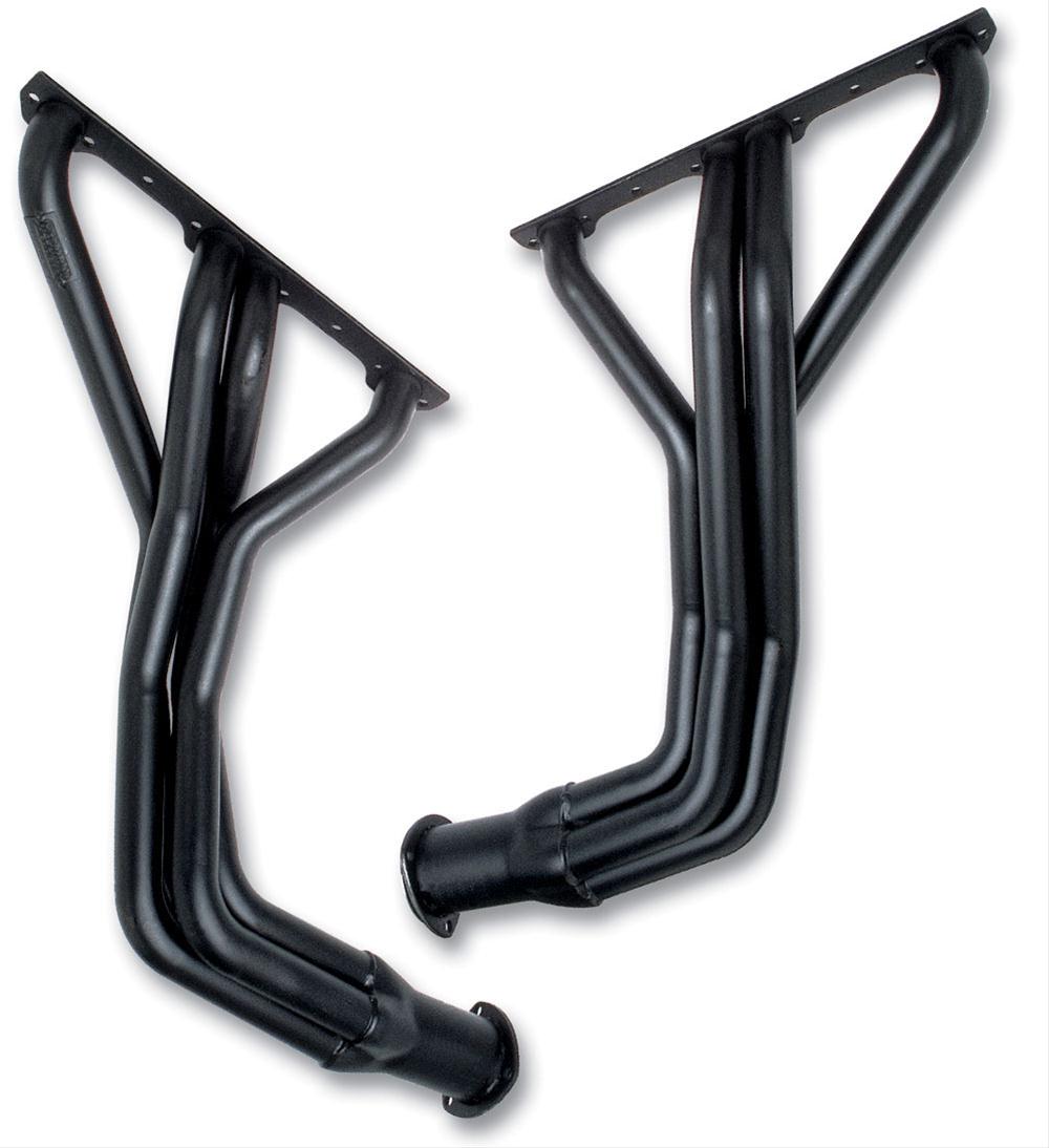 Hedman Specialty and Engine Swap Headers for 1976-1983 CJ5, 1976-1986 CJ7 - 69510 Headers, Swap, Fenderwell Exit, Steel, Temporary Paint, Jeep, Chevy Small Block, Pair thumbnail 7