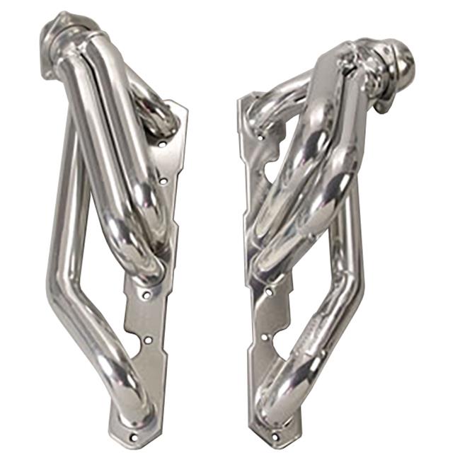 Hedman Specialty and Engine Swap Headers 69526 Headers, Swap, Mid-Length, Steel, Silver Ceramic Coated, Chevy, GMC, Small Block, Pair thumbnail 4