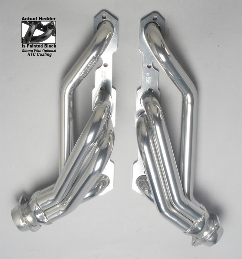 Hedman Hot Rodz Engine Swap Headers 69530 Headers, Swap, Mid-Length, Steel, Temporary Paint, Chevy, GMC, Small Block, Pair thumbnail 4