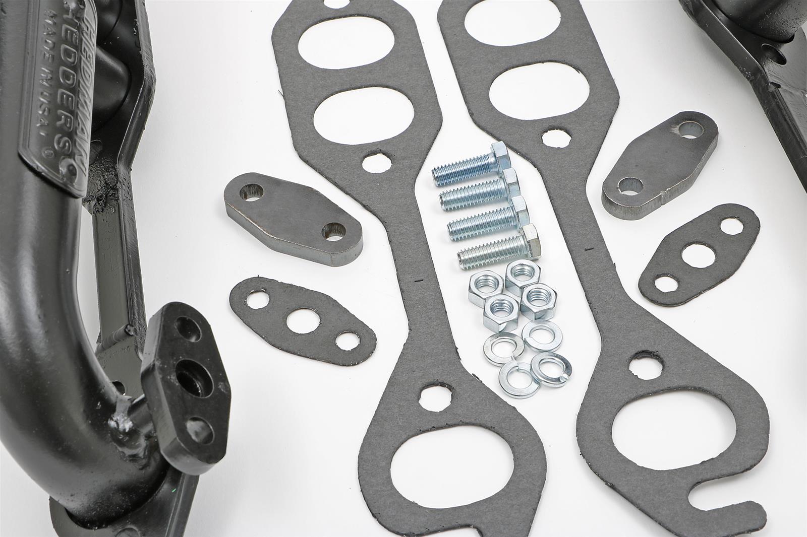 Hedman Street Headers 69651 Headers, Street, Shorty, Steel, Temporary Paint, Chevy, GMC, 5.7L, Pair thumbnail 4
