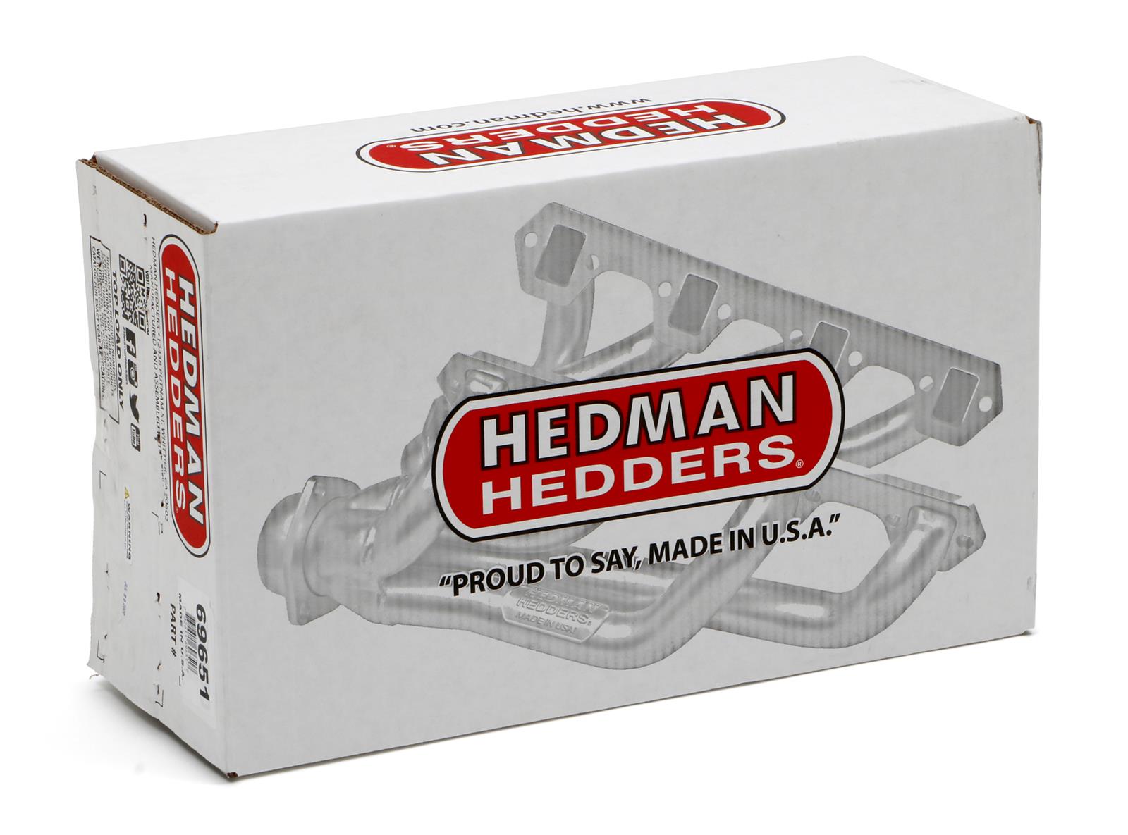 Hedman Street Headers 69651 Headers, Street, Shorty, Steel, Temporary Paint, Chevy, GMC, 5.7L, Pair thumbnail 3