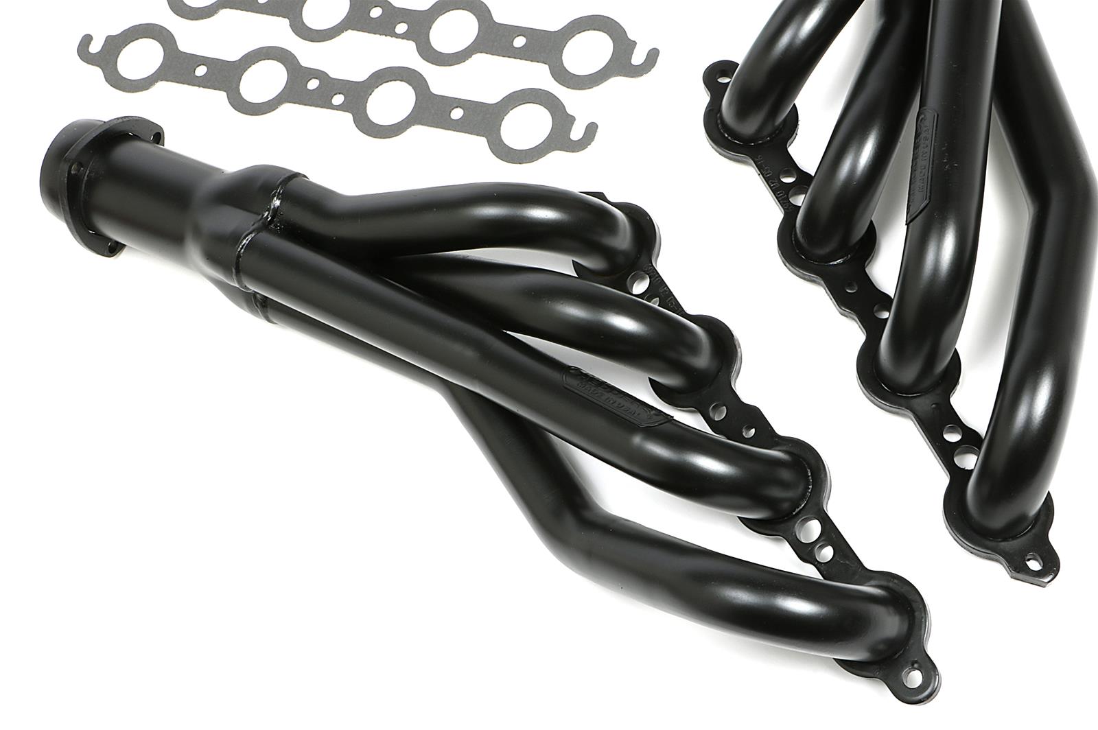 Hedman Hot Rodz Engine Swap Headers 69710 Headers, Swap, GM LS, Mid-Length, Steel, Temporary Paint, Chevy, GMC, Pair thumbnail 2