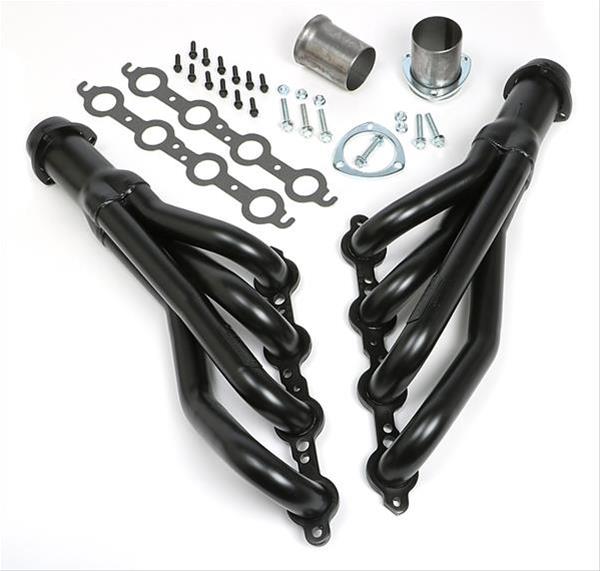 Hedman Hot Rodz Engine Swap Headers 69710 Headers, Swap, GM LS, Mid-Length, Steel, Temporary Paint, Chevy, GMC, Pair thumbnail 8