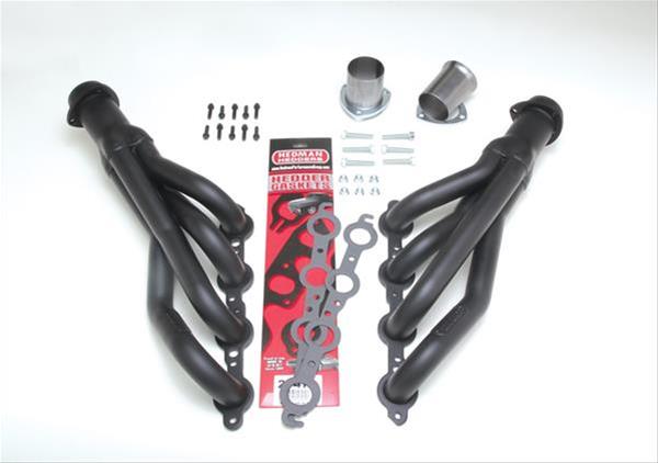 Hedman Hot Rodz Engine Swap Headers 69710 Headers, Swap, GM LS, Mid-Length, Steel, Temporary Paint, Chevy, GMC, Pair thumbnail 9