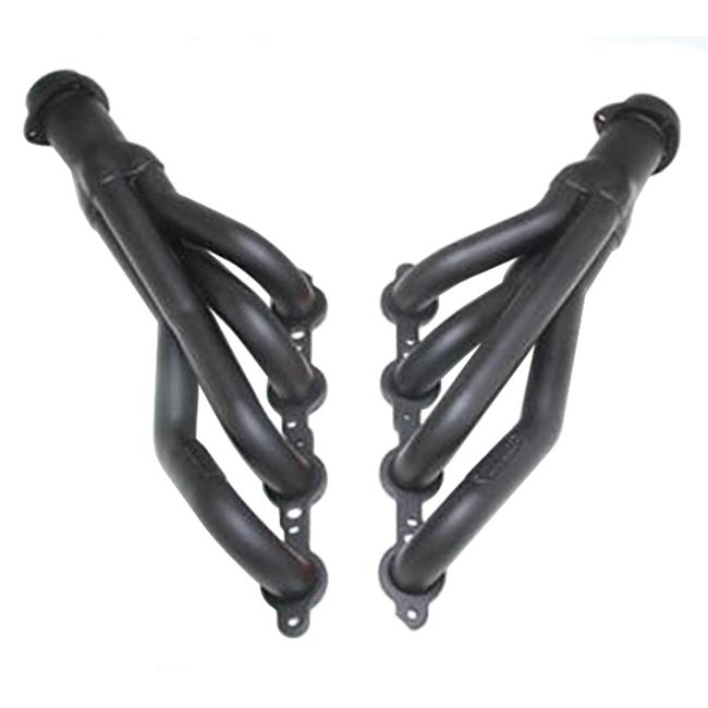 Hedman Specialty and Engine Swap Headers 69713 Headers, Swap, Mid-Length, Steel, Black Ceramic Coated, Chevrolet, GMC, Isuzu, Pair thumbnail 4