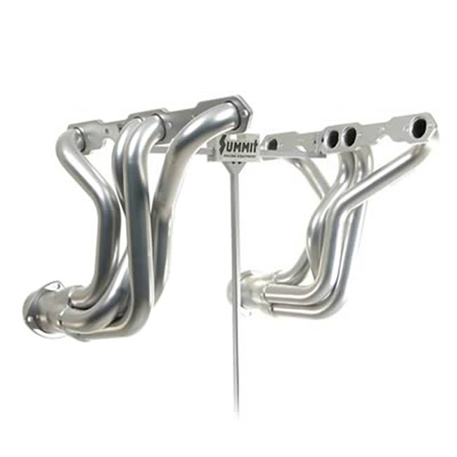 Hedman Elite Extreme-Duty Headers 69830 Headers, Extreme-Duty, Long Tube, Steel, Silver Ceramic Coated, Chevy, GMC, Pair thumbnail 7