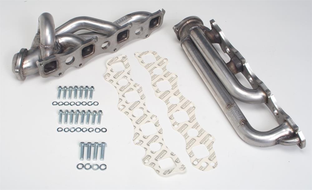 Hedman 304 Stainless Steel Headers 72580 Headers, Shorty, Steel, Natural, Dodge, 5.7L Hemi, Pair thumbnail 2