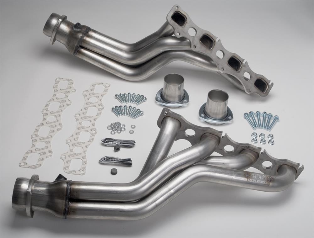 Hedman 304 Stainless Steel Headers 72610 Headers, Long Tube, Steel, Natural, Chrysler, Dodge, 6.1L Hemi, Pair thumbnail 3